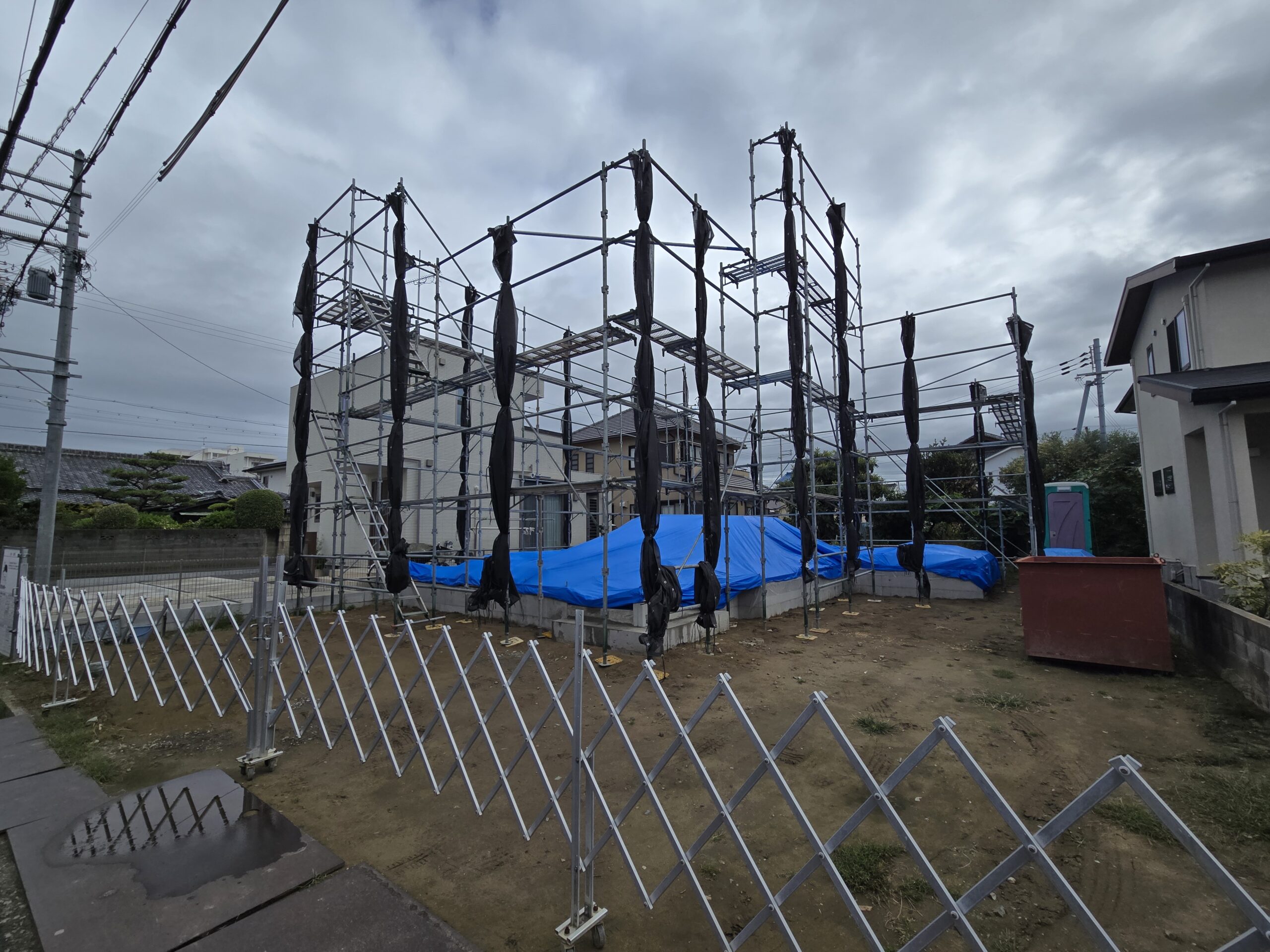 もうすぐ上棟です。