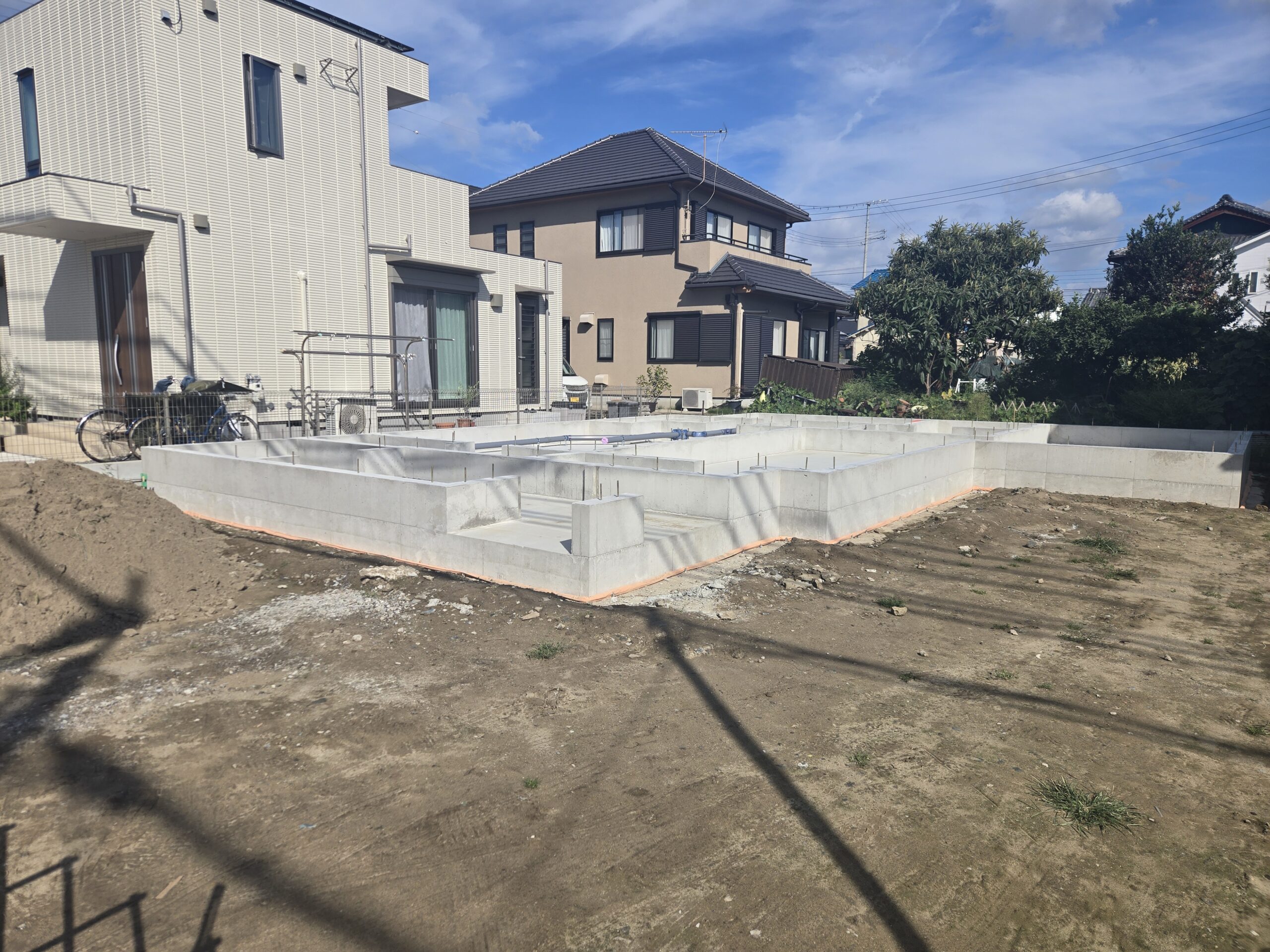 基礎工事完了👍